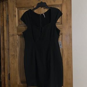 Black free people mini dress